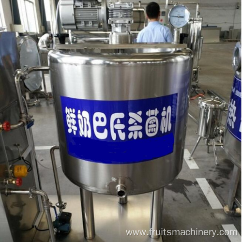 Fruit puree pasteurizer pasteurization